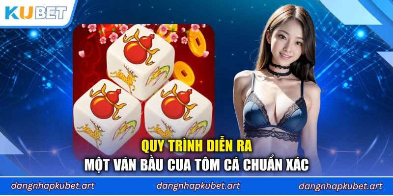 Quy trình diễn ra một ván Bầu Cua Tôm Cá chuẩn xác